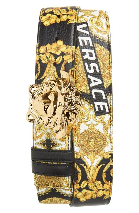 versace belt baroque|versace belt black and white.